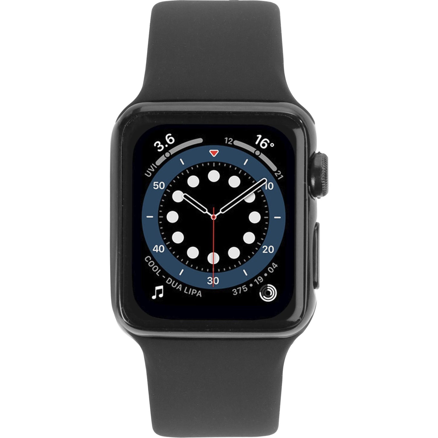 3sixT Silicone Band for Apple Watch [38/40mm] (Black)
