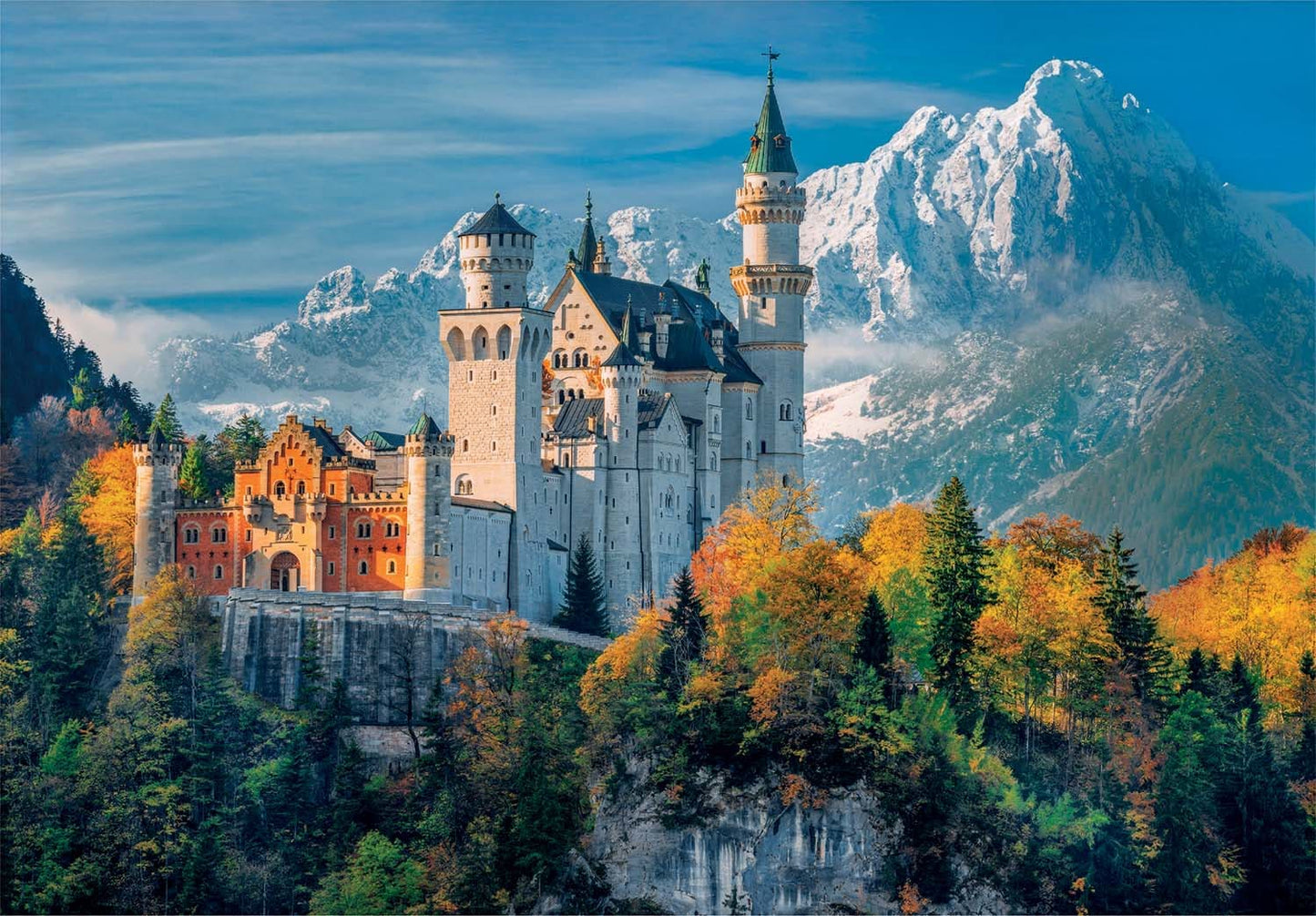 Clementoni 500-Pieces Neuschwanstein Castle Puzzle