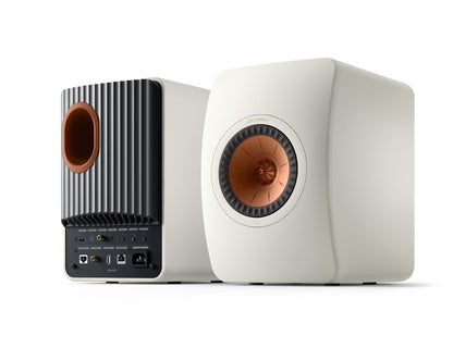 KEF LS50 II Wireless HiFi Speakers Pair (Mineral White)