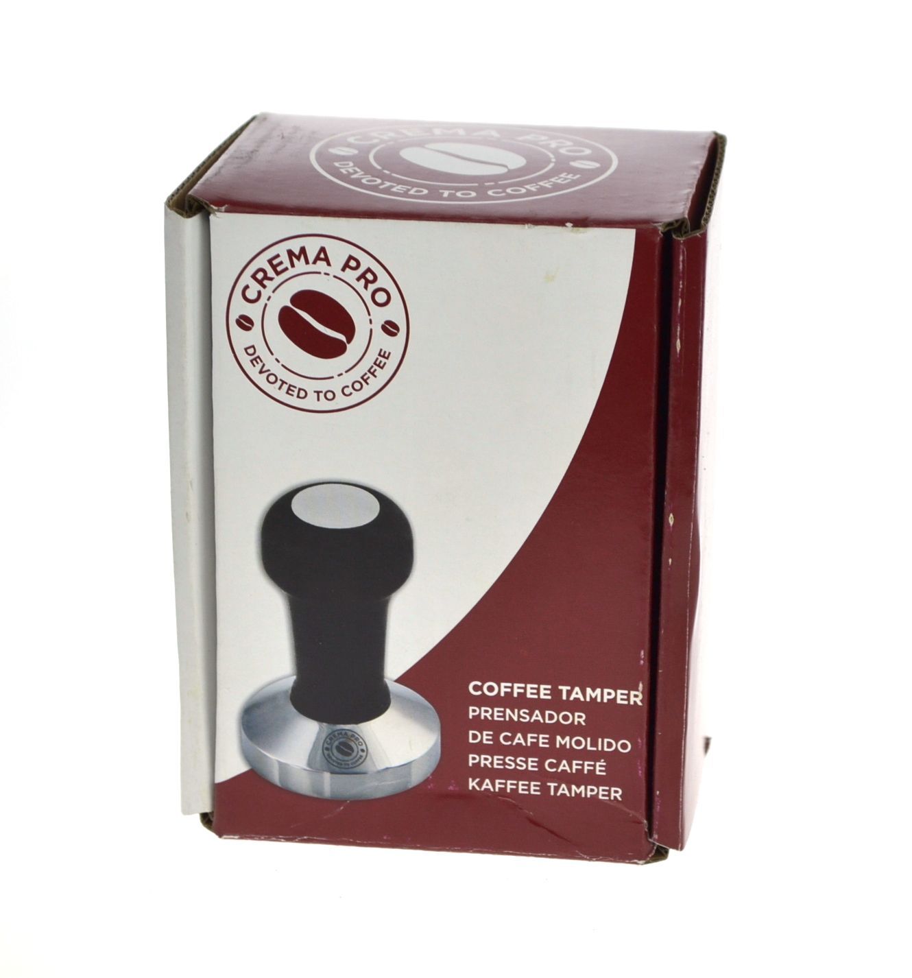 Crema Pro Coffee Tamper With Storage Bag 58mm (Black)