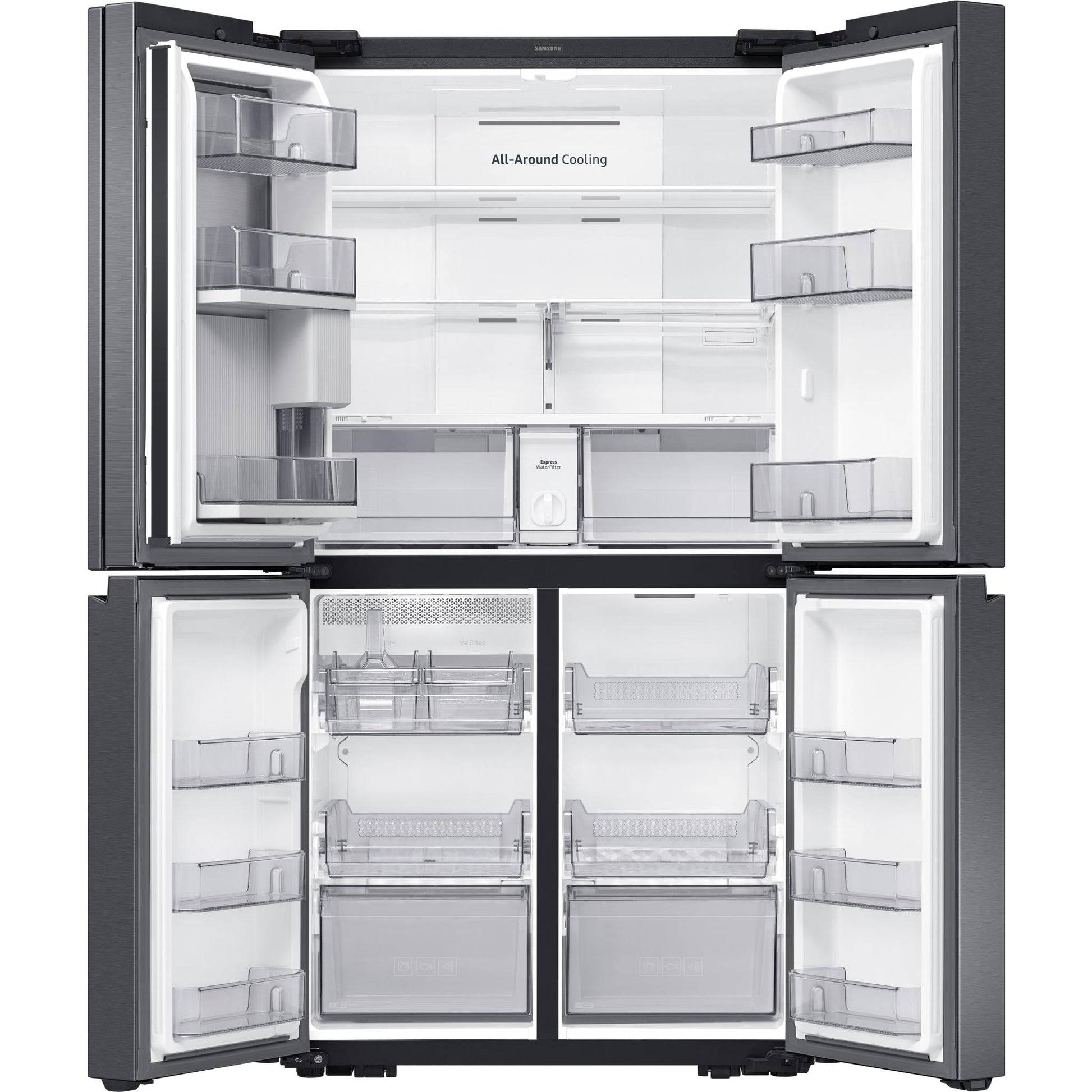 Samsung SRF7500BB 648L French Door Fridge (Black)