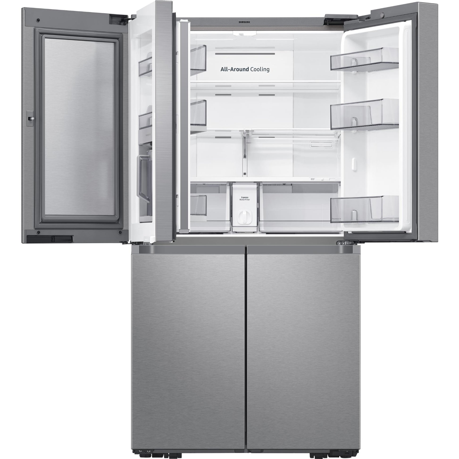 Samsung SRF7500SB 648L French 4 Door Fridge with Beverage Centre (Stainless Steel)
