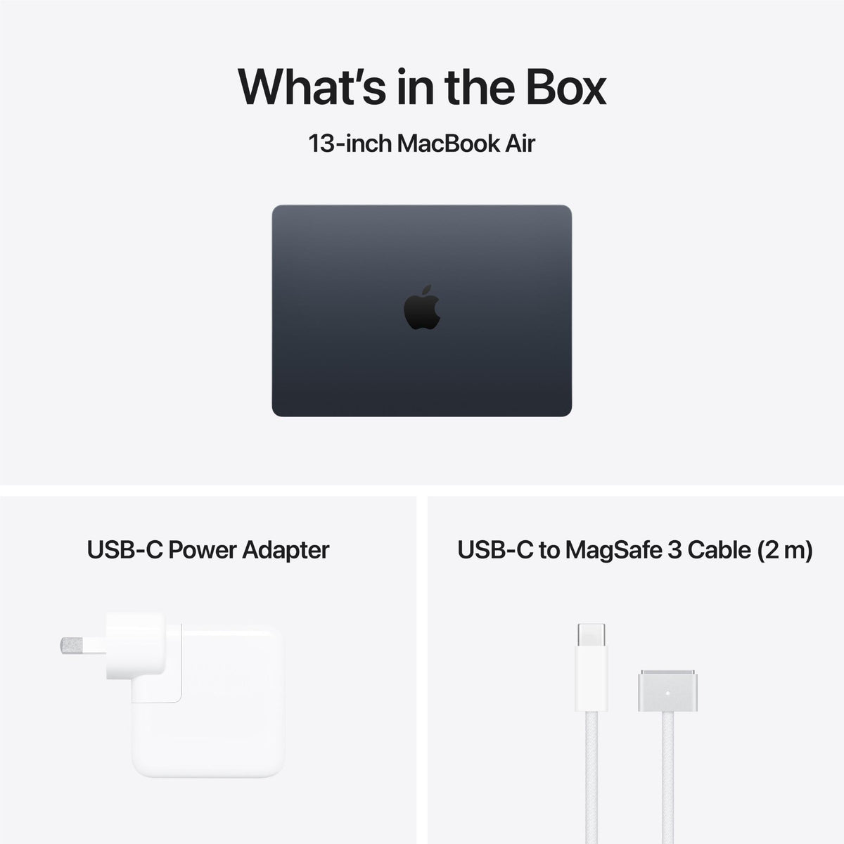 Apple MacBook Air 13-inch with M5 Chip, 512GB/16GB (Midnight)