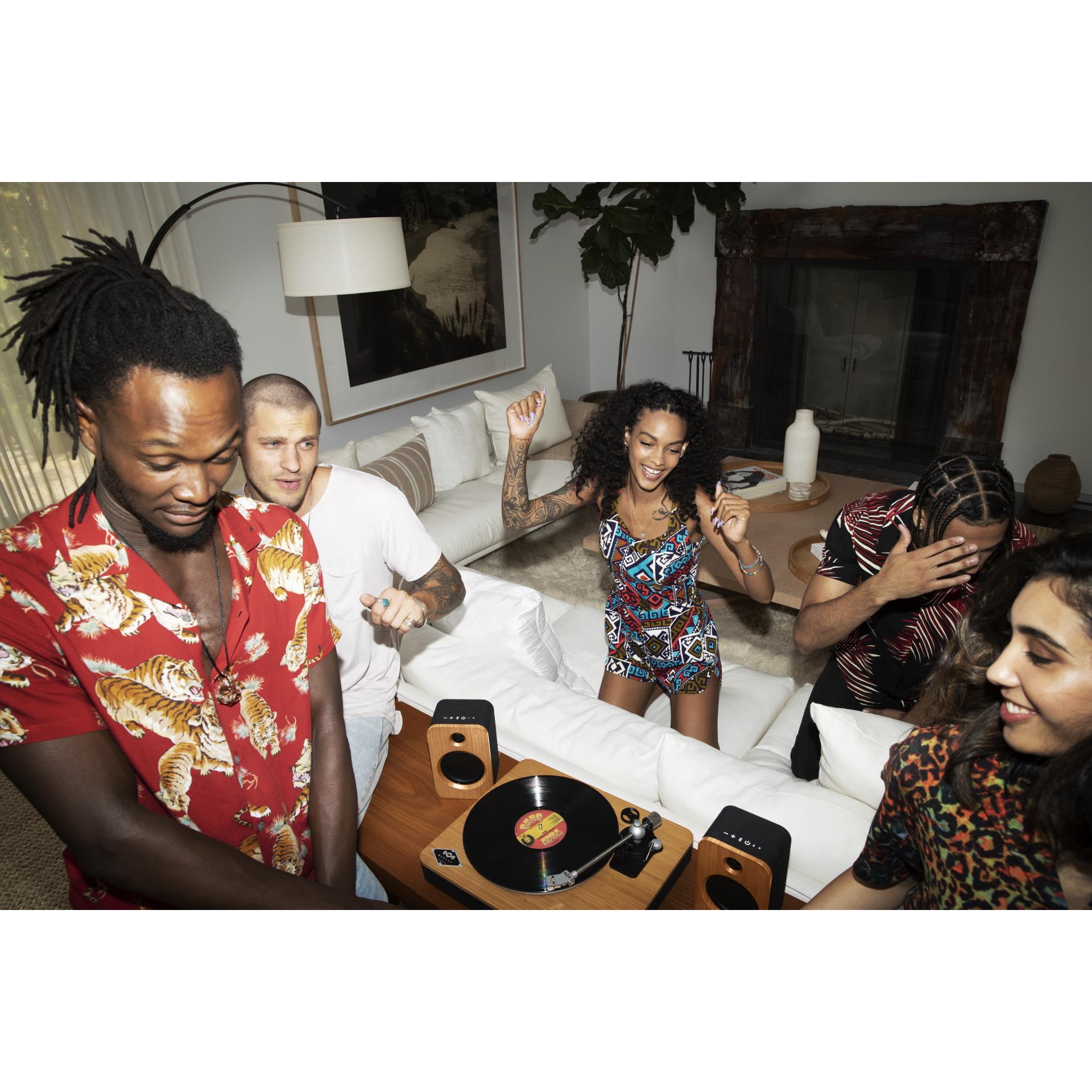 Marley Get Together Duo Bookshelf Bluetooth Speakers