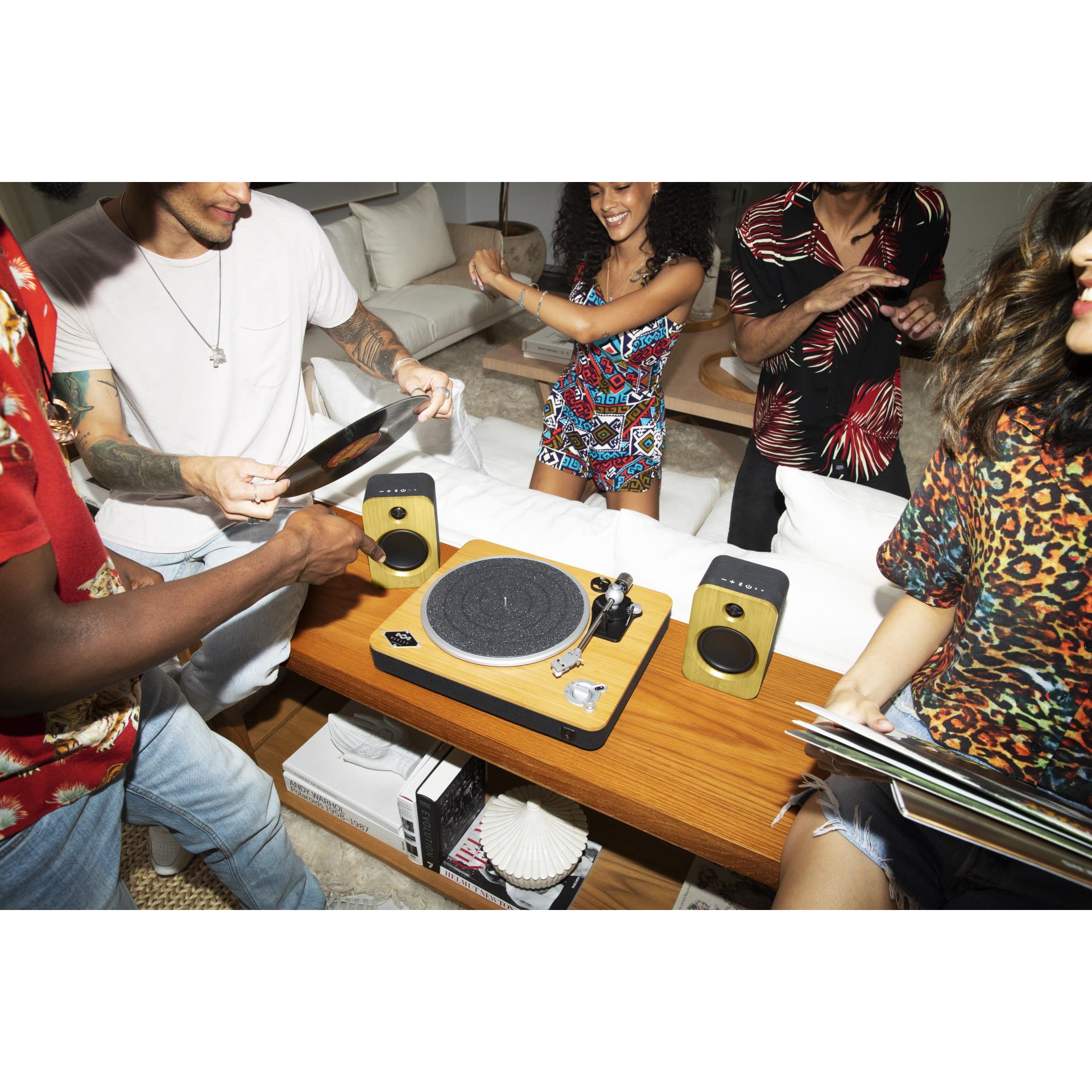 Marley Get Together Duo Bookshelf Bluetooth Speakers