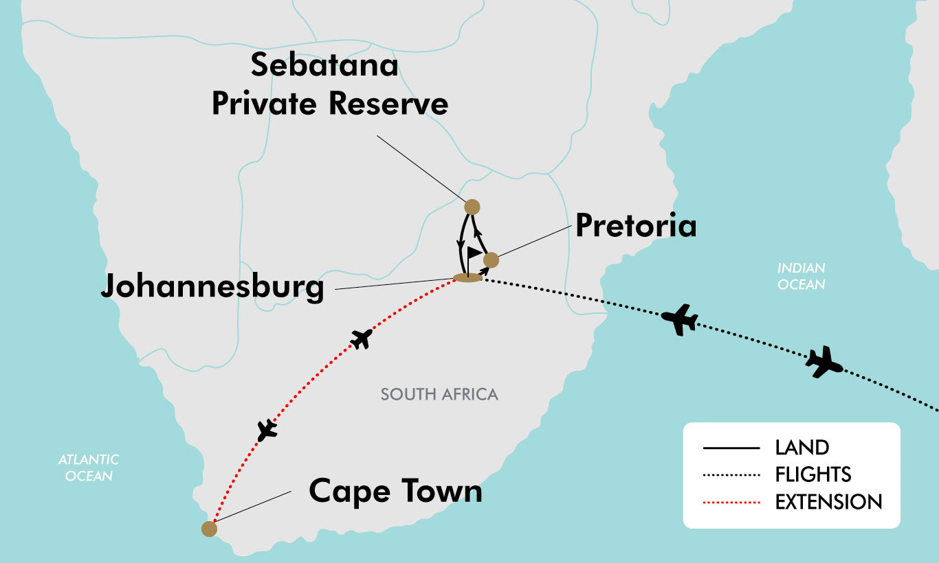 5-Star African Safari Map
