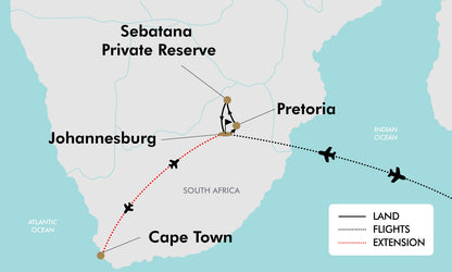 5-Star African Safari Map