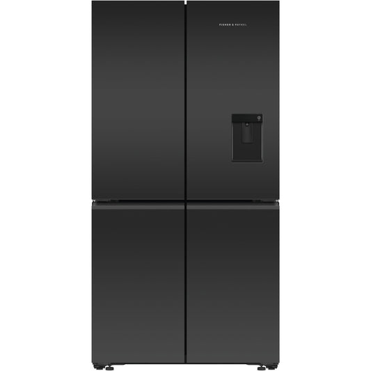 Fisher & Paykel RF605QZUVB1 538L French Door Fridge (Black Glass)