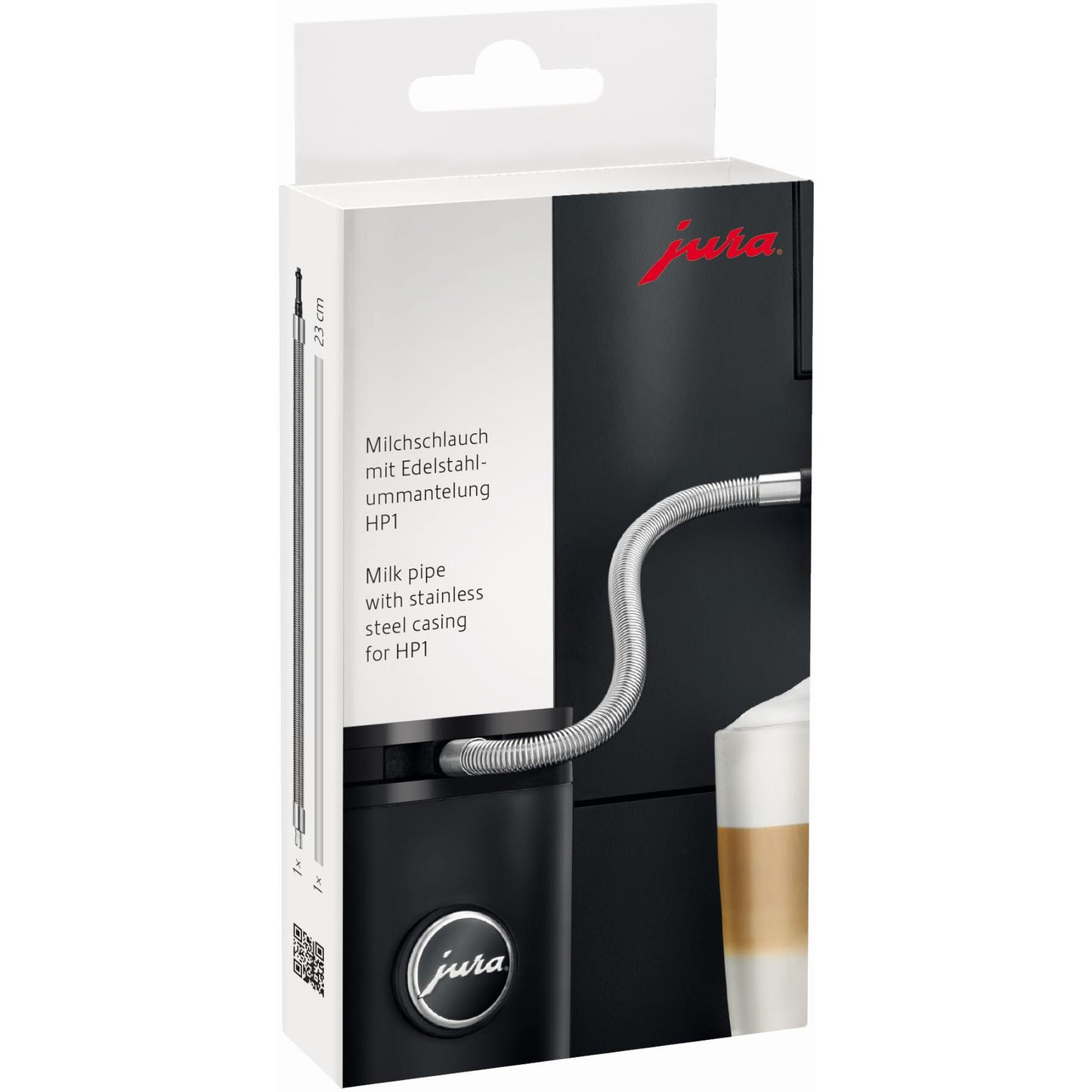 Jura Milk Pipe with Stainless Steel Casing