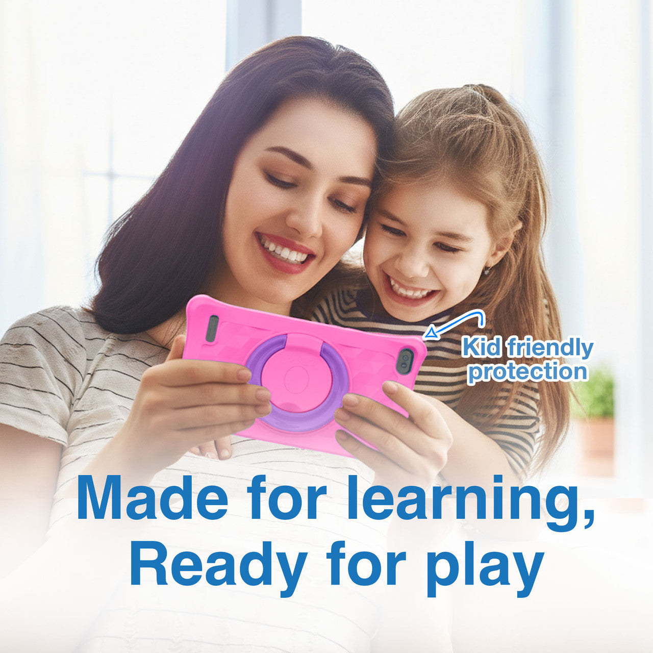 Laser 7-inch Tablet 4GB 64GB with Pink Case (Pink)