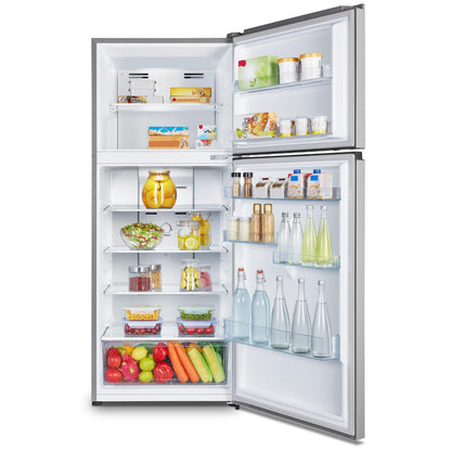 Hisense HRTF424S 424L Top Mount Fridge (Stainless Steel)
