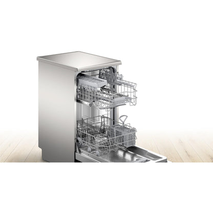 Bosch SPS6IKI01A Series 6 10-Place Setting Slim Freestanding Dishwasher (Stainless Steel)