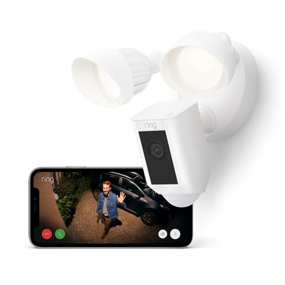 Ring Floodlight Cam Wired Plus (White)