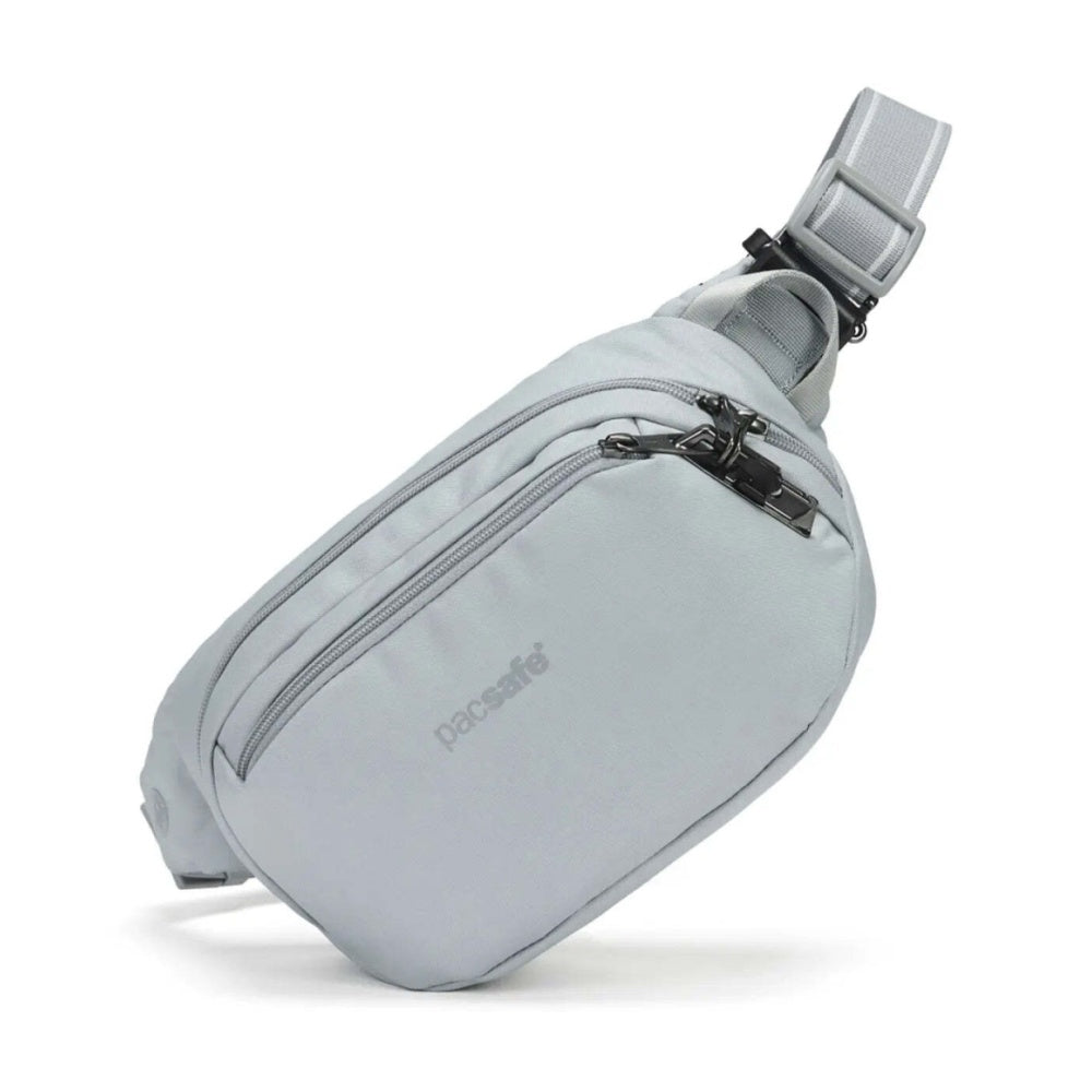 Pacsafe V Anti-Theft RFID Slashguard Secure Travel Hip Pack Digital Grey