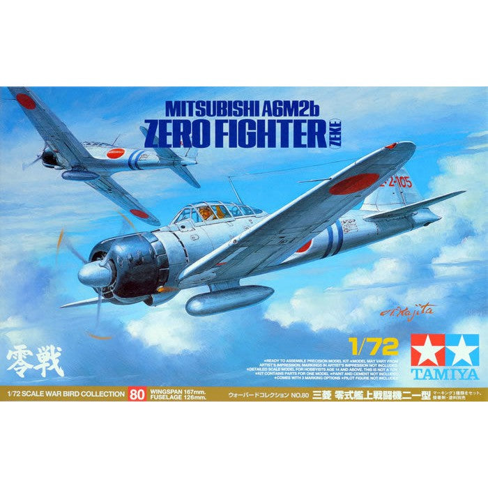 Tamiya 1/72 Mitsubishi A6M2b Zero Fighter (Zeke)