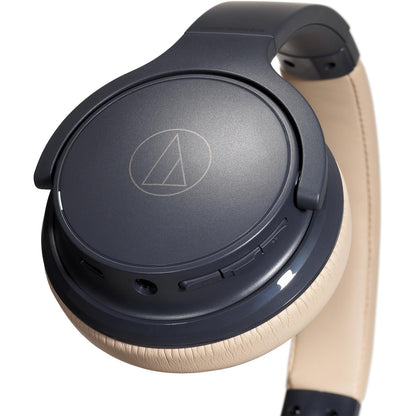 Audio-Technica ATH-S220BT Wireless On-Ear Headphones (Navy)