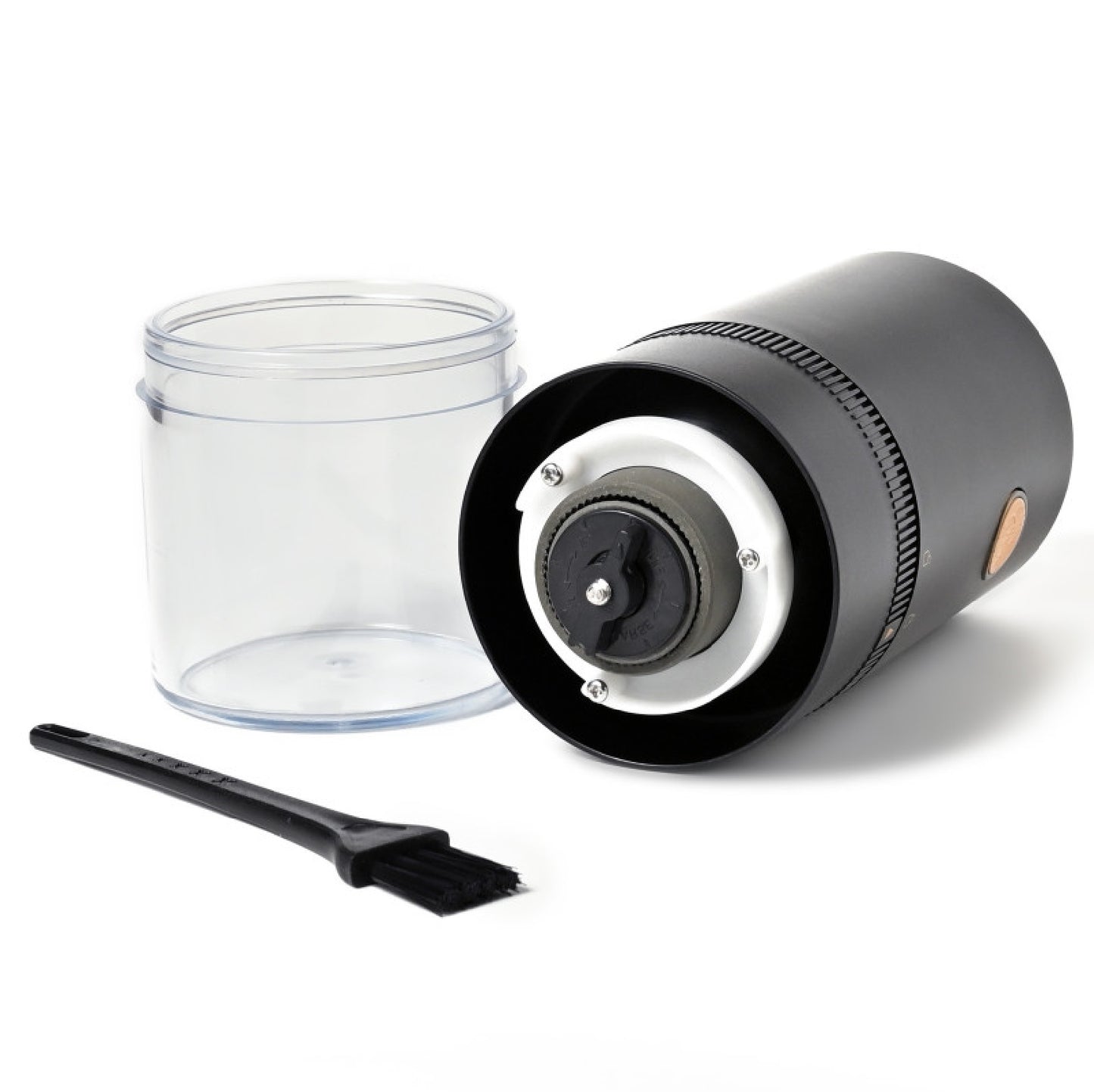 Coffee Culture USB Rechargeable Portable Coffee Travel Grinder with Blue Light
