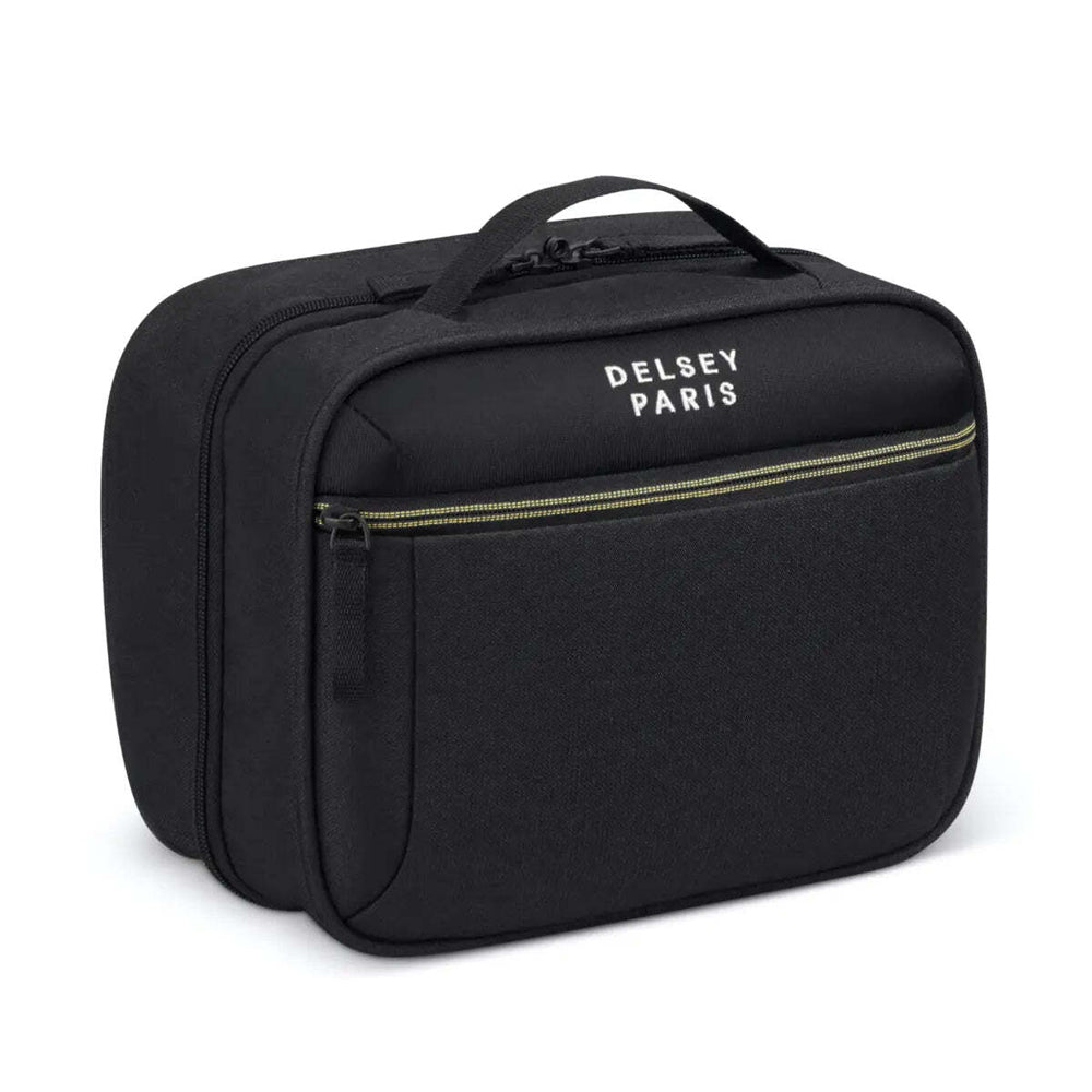 Delsey Brochant 3 Wetpack Toiletry Bag - Deep Black