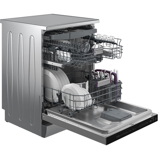 Beko BDF1640AX 16-Place Setting Freestanding Dishwasher (Stainless Steel)