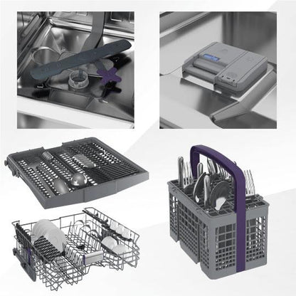 Beko BDF1640AX 16-Place Setting Freestanding Dishwasher (Stainless Steel)