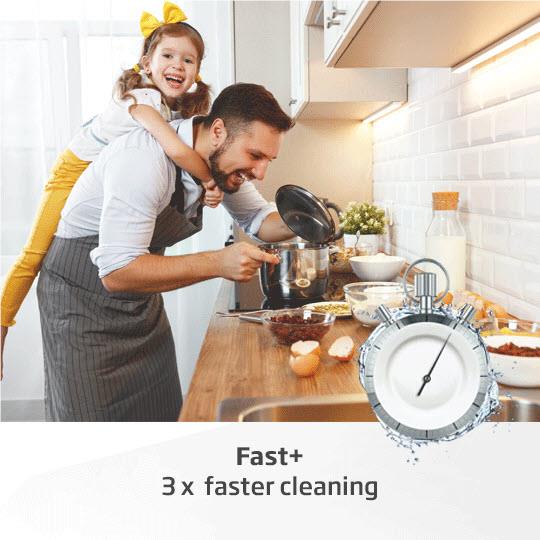 Beko BDF1640AX 16-Place Setting Freestanding Dishwasher (Stainless Steel)