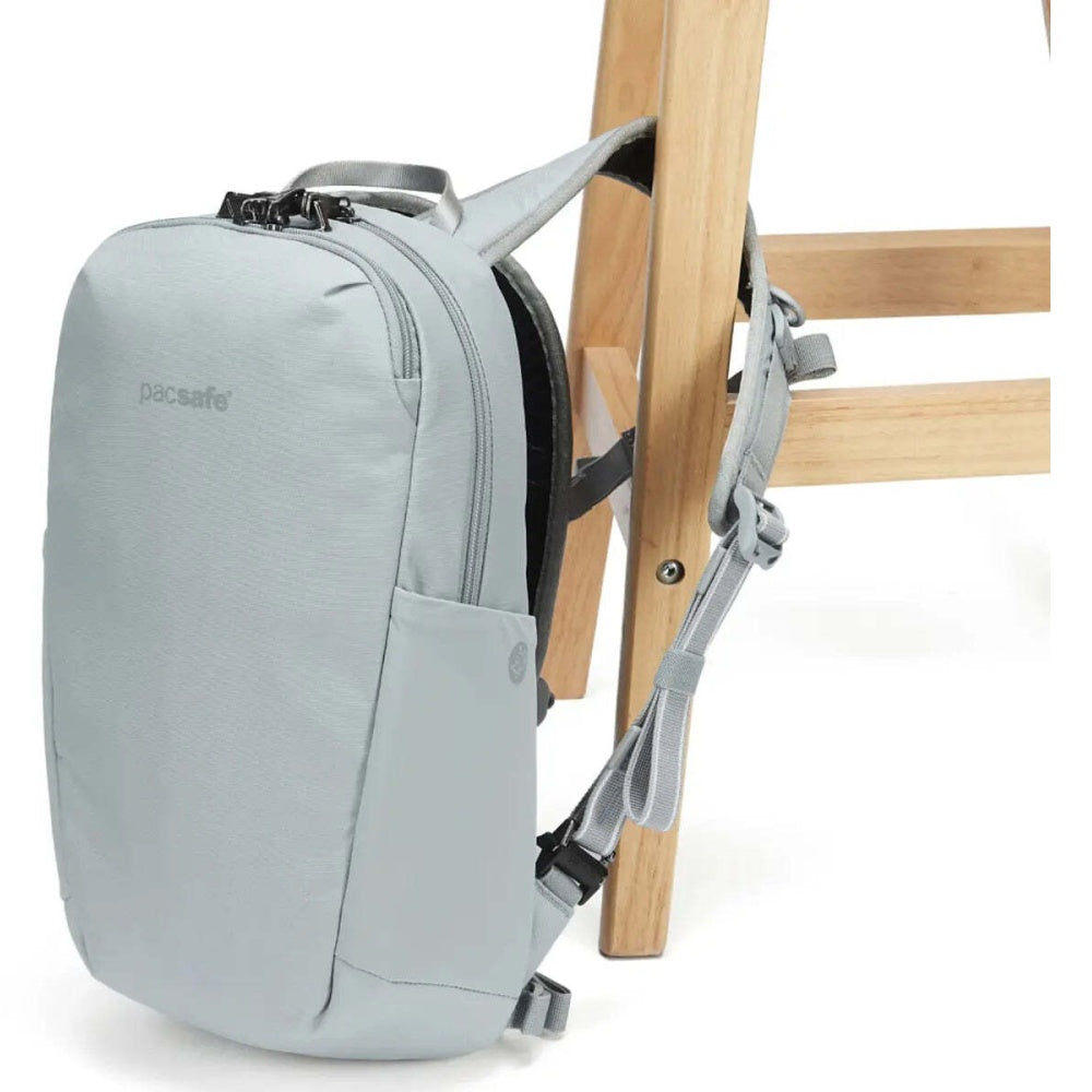 Pacsafe V Tech Anti-Theft RFID Blocking 16" Laptop Backpack 12L Digital Grey