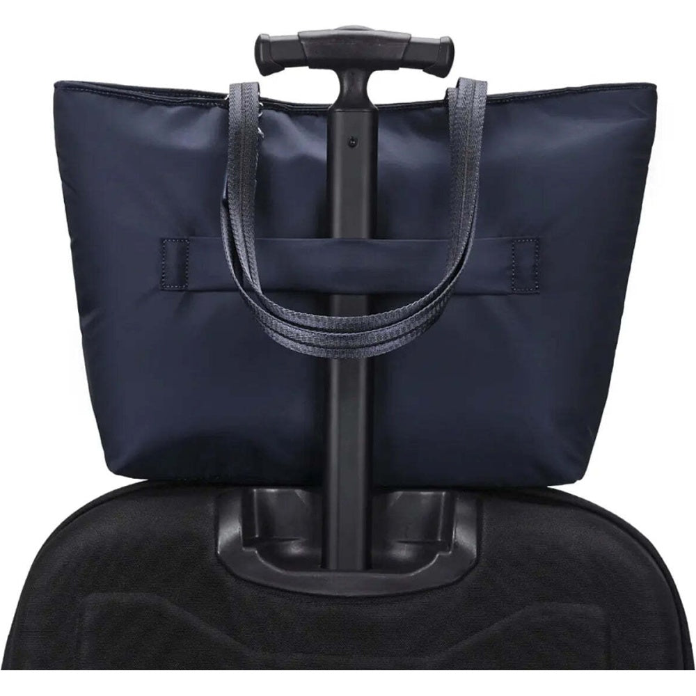 Pacsafe W Anti-Theft RFID Blocking Carryall 13" Laptop Tote Bag Navy