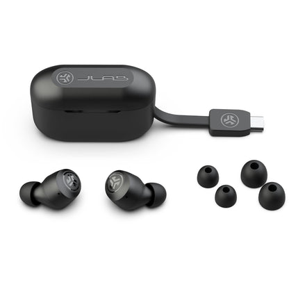 JLab Go Pop+ True Wireless Earbuds (Black)