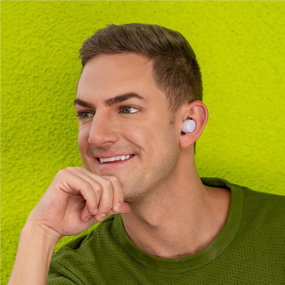 JLab Go Pop+ True Wireless Earbuds (Lilac)