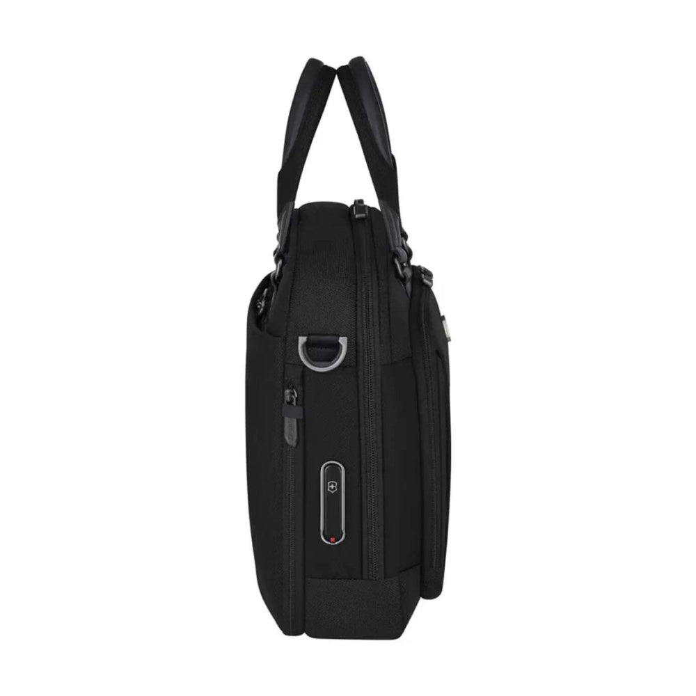 Victorinox Werks Traveler 7.0 Expandable Compact 14" Laptop Briefcase Black
