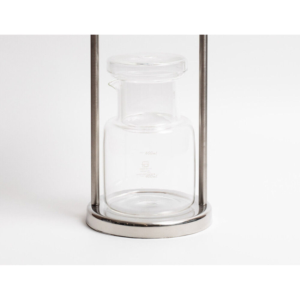 Coffee Culture 600ml Cold Drip Glass Coffee Maker with Steel Frame Stand Clear