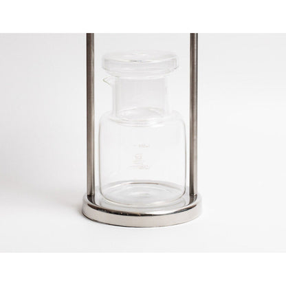 Coffee Culture 600ml Cold Drip Glass Coffee Maker with Steel Frame Stand Clear