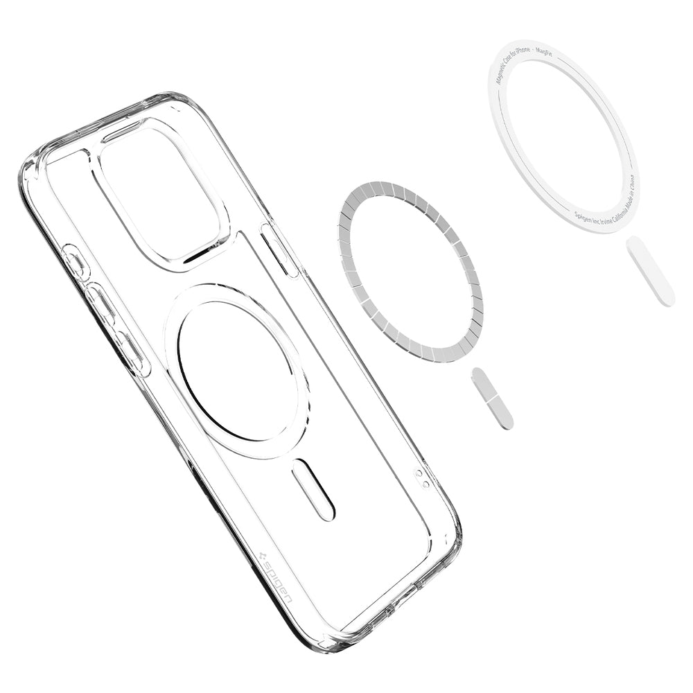 Spigen Apple iPhone 15 Pro Ultra Hybrid (MagFit) Case - White