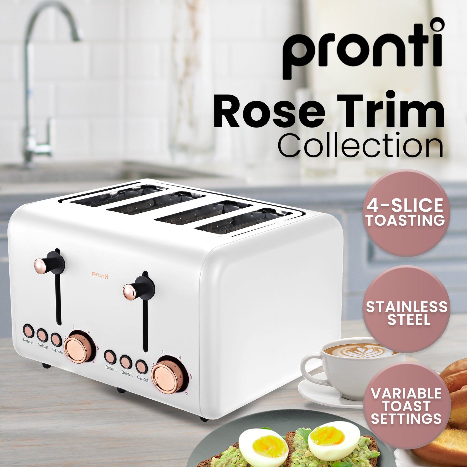 Pronti 3-in-1 Breakfast Set (White)