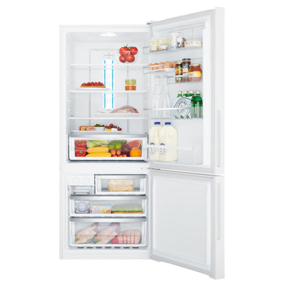 Westinghouse WBE4302WC-R 425L Bottom Mount Fridge (White) [Right]