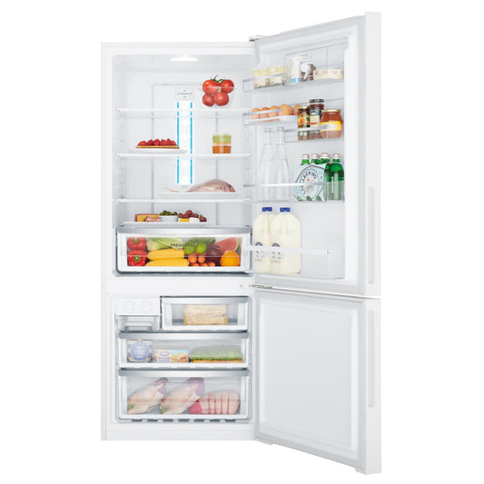 Westinghouse WBE4302WC-R 425L Bottom Mount Fridge (White) [Right]