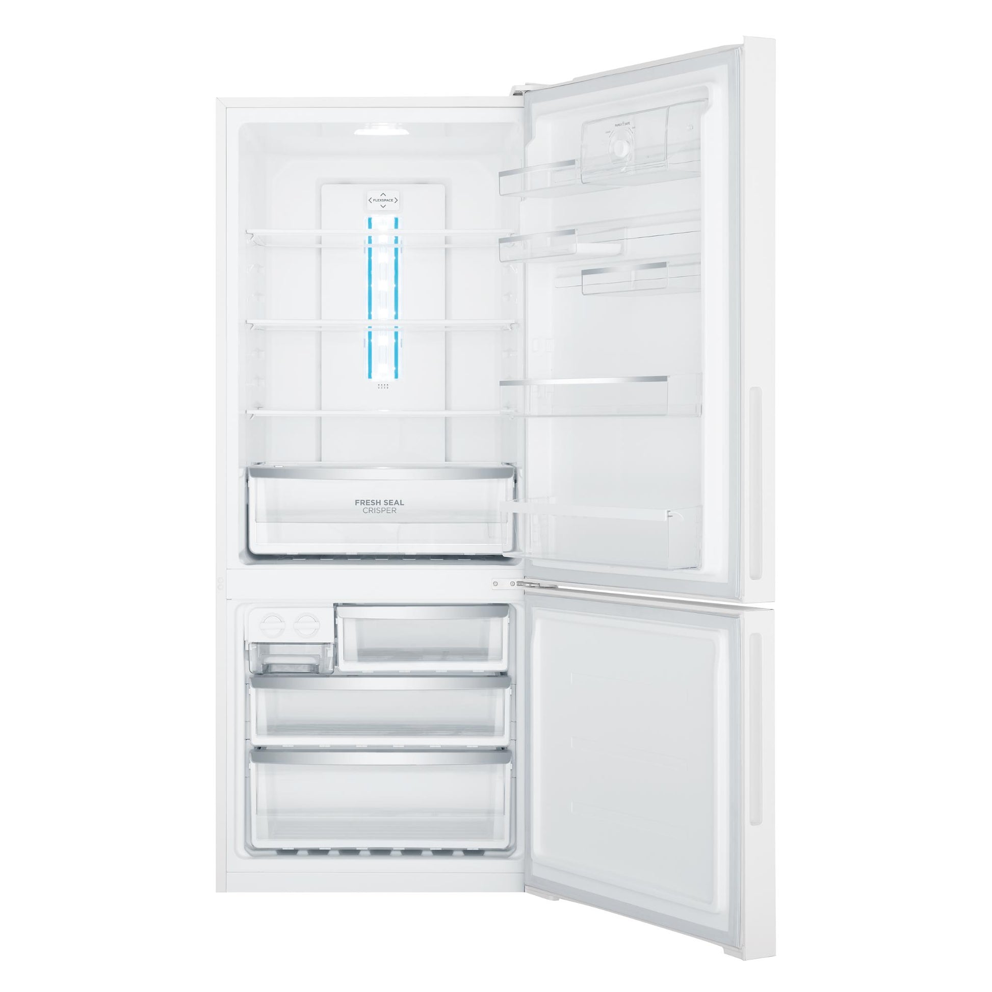 Westinghouse WBE4302WC-R 425L Bottom Mount Fridge (White) [Right]