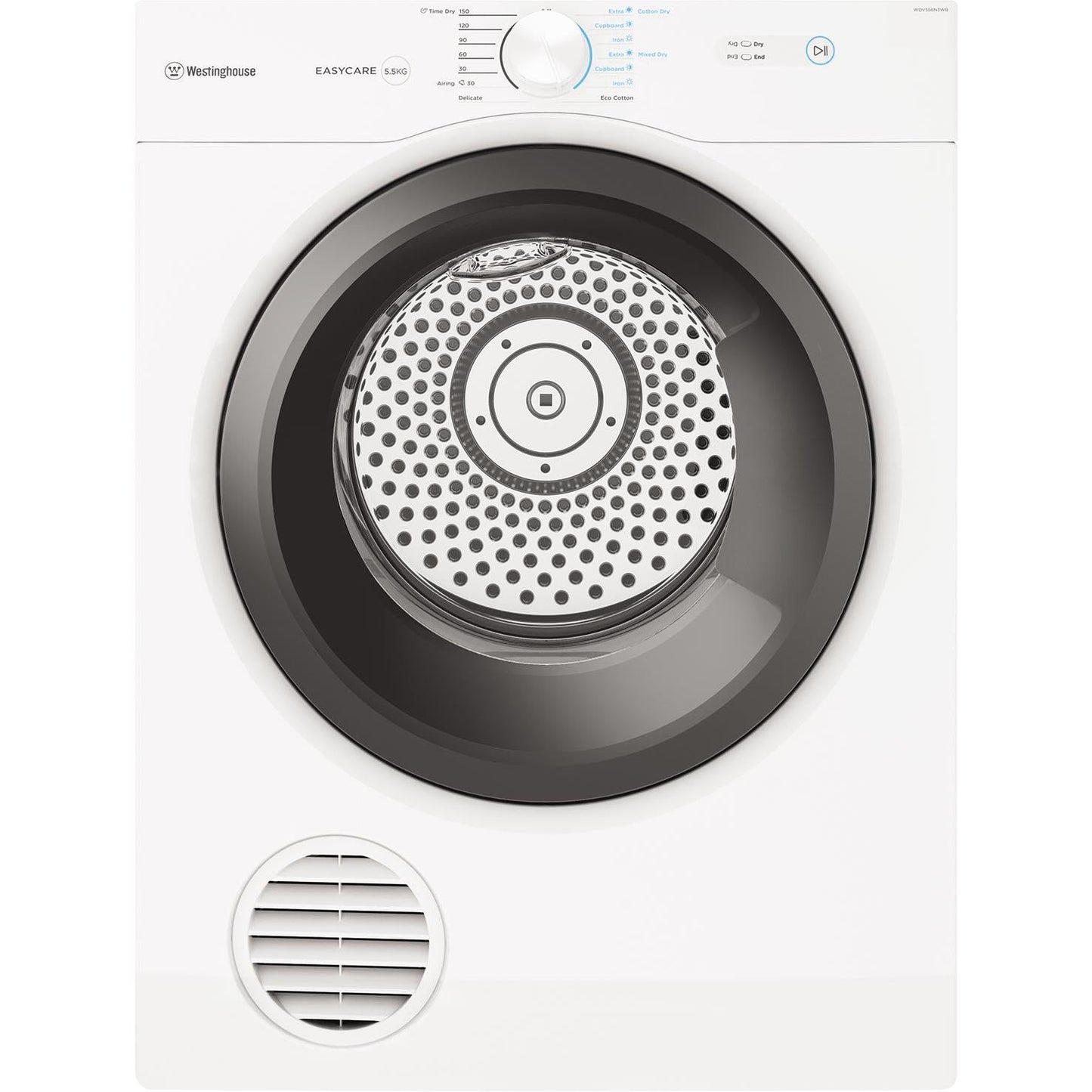 Westinghouse WDV556N3WB 5.5kg Vented Clothes Dryer