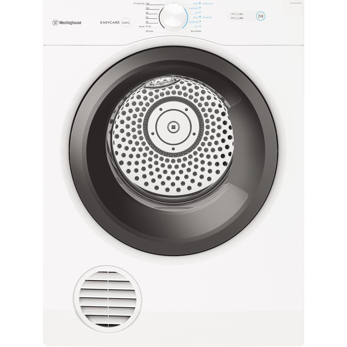 Westinghouse WDV556N3WB 5.5kg Vented Clothes Dryer