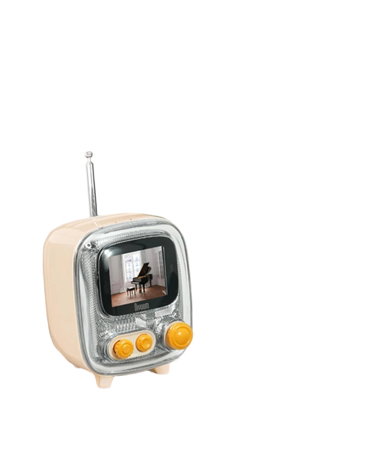 Divoom Tiivoo-2 Photo Album & Lyrics Speaker (White)