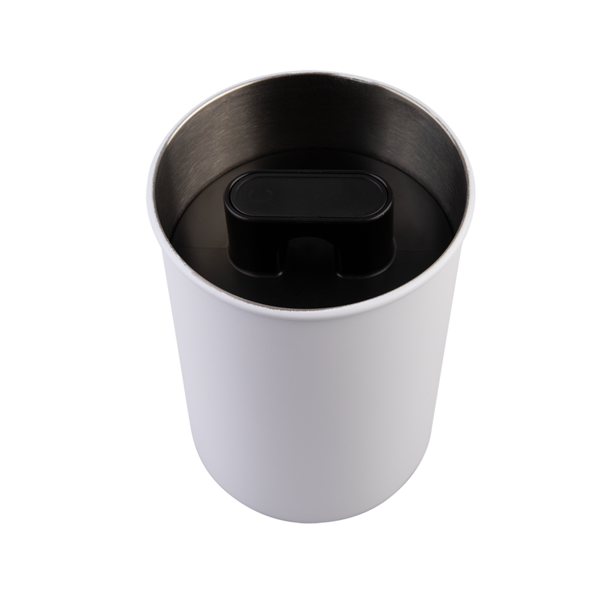 Casabarista Stainless Steel Vacuum Coffee Canister 1.3L - White