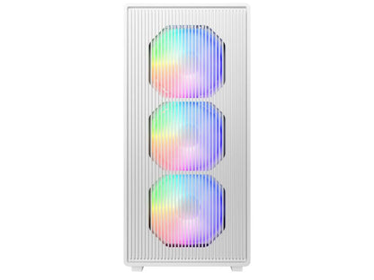 Cooler Master Elite 350 ARGB Micro-ATX Mini Tower Case - White
