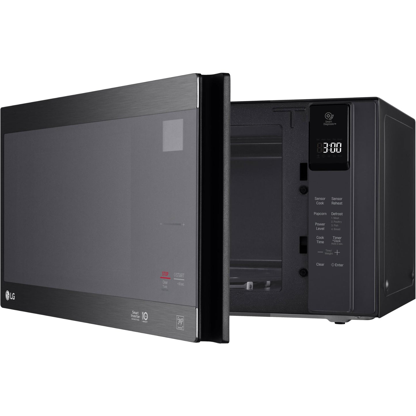 LG MS42960MBB 42L Microwave with Steam Bowl (Matte Black)