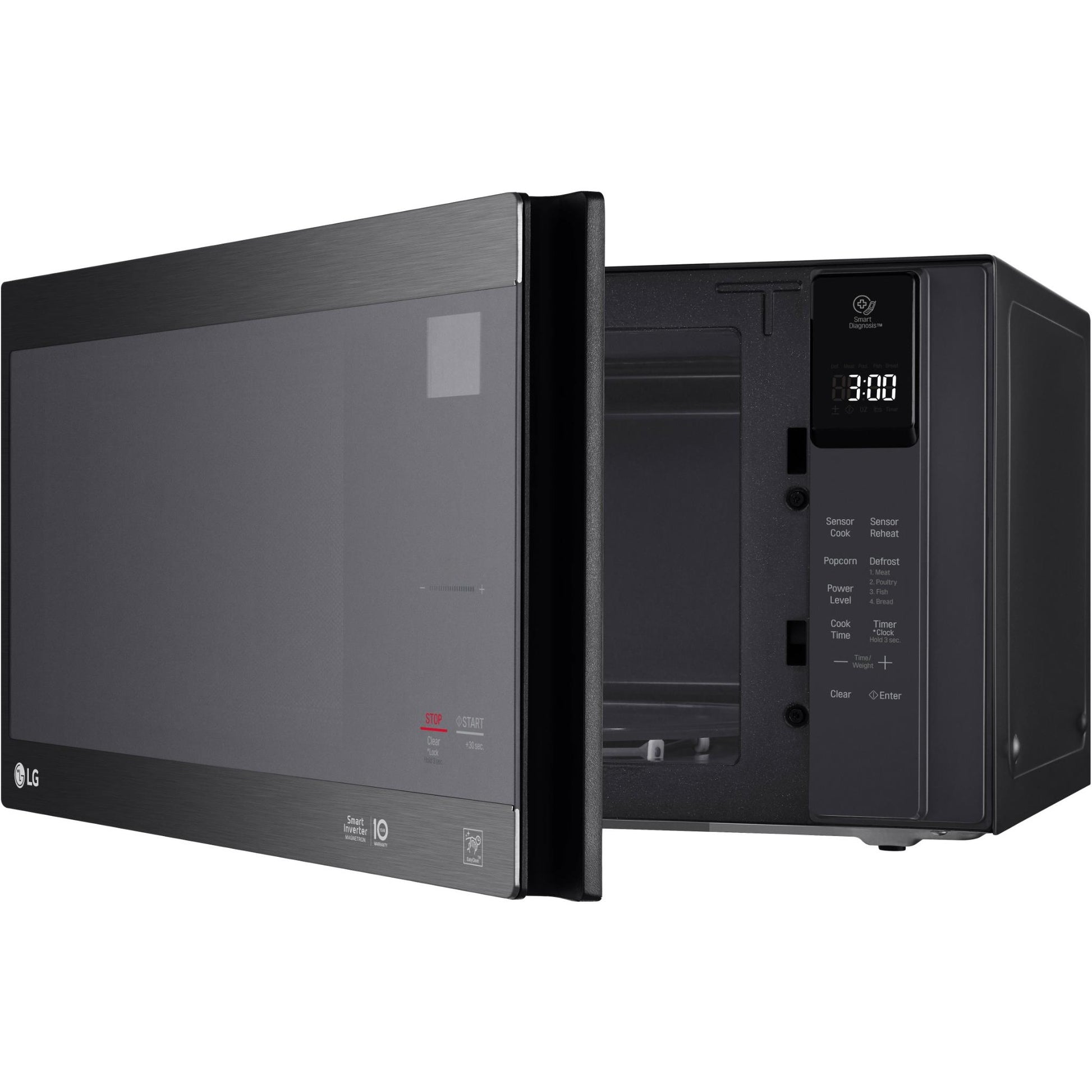 LG MS42960MBB 42L Microwave with Steam Bowl (Matte Black)