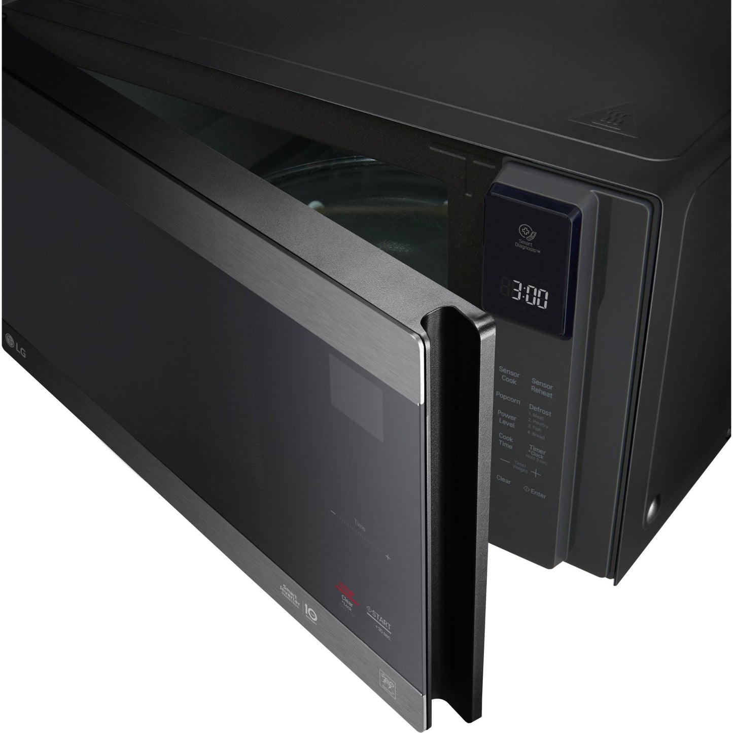 LG MS42960MBB 42L Microwave with Steam Bowl (Matte Black)