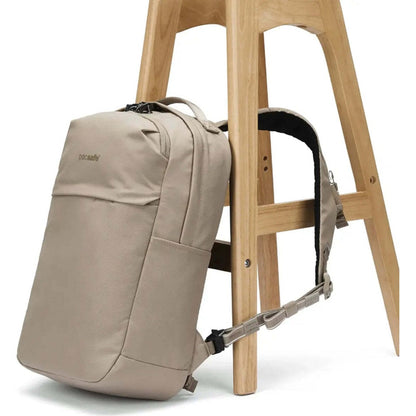 Pacsafe V City Anti-Theft RFID 16" Laptop Secure Backpack 20L Beige
