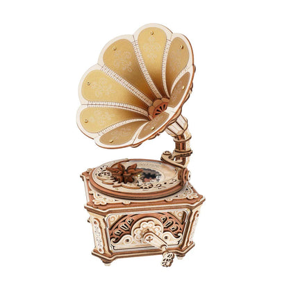 Robotime Mechanical Gear Music Box Diva Gramophone