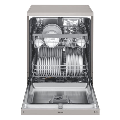 LG XD5B14PS QuadWash 14-Place Setting Freestanding Dishwasher (Platinum Steel)