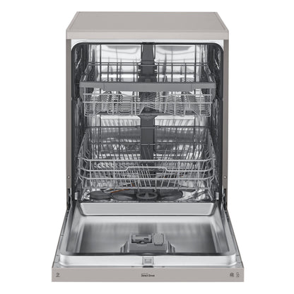 LG XD5B14PS QuadWash 14-Place Setting Freestanding Dishwasher (Platinum Steel)