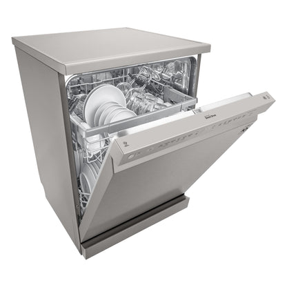 LG XD5B14PS QuadWash 14-Place Setting Freestanding Dishwasher (Platinum Steel)